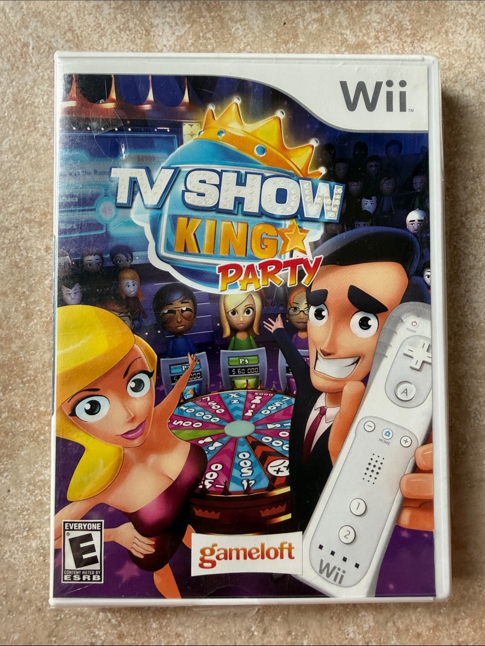 TV Show King Party (Wii) - Purple Game Case